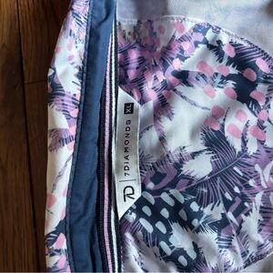 7 Diamonds Pink and Blue Patterned Polo Shirt